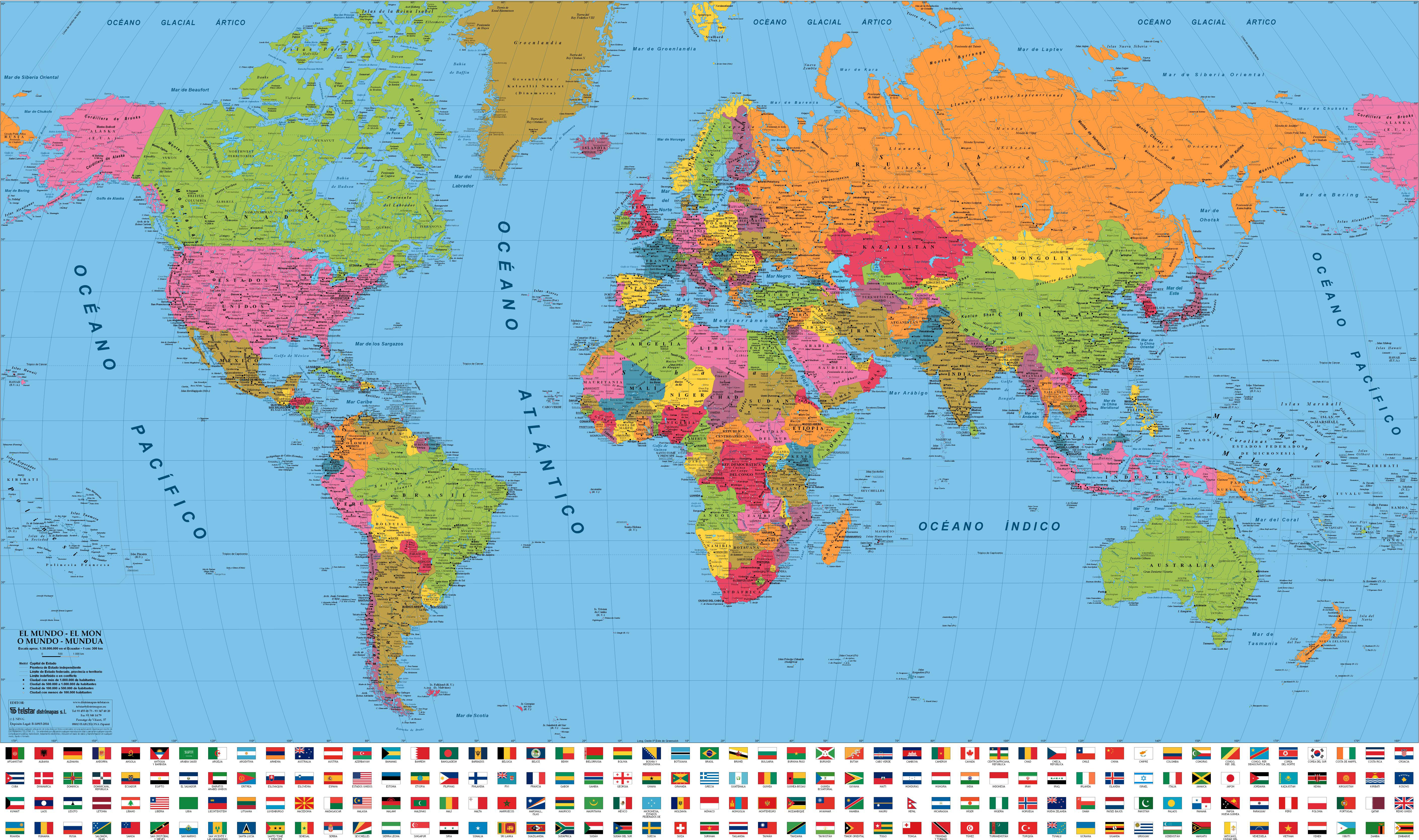 보통의 생활 :: Mapa mundial.