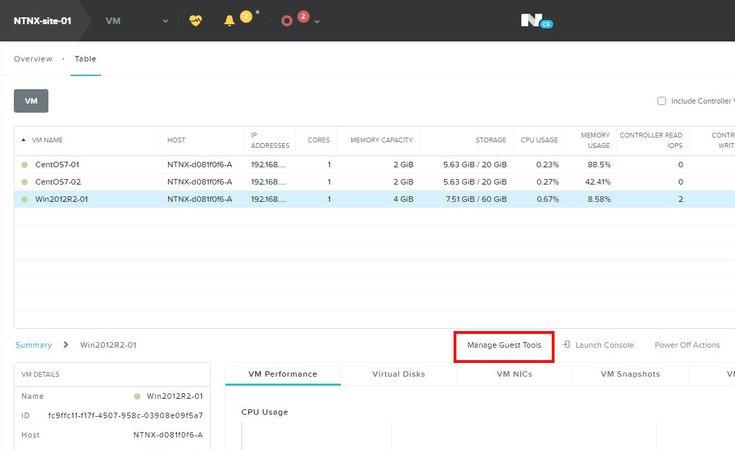 Nutanix Self Service Restoreについて Virtual Hive Jp