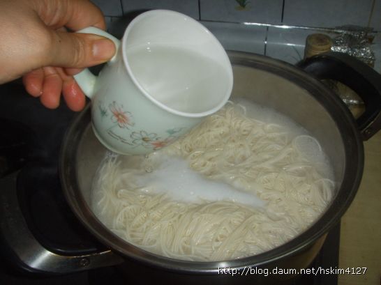 국수. 스파게티 면 탱탱하게 삶는 요령